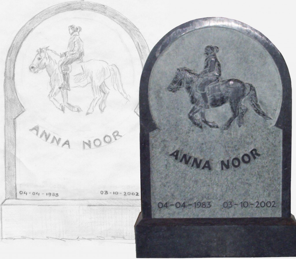 Op de begraafplaats en de plek waar Anna Noor is begraven, gelde